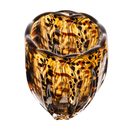 Vaso de Vidro Leopardo12x15,5cm